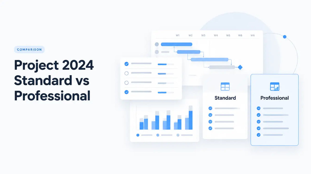 Microsoft Project 2024 Standard vs Professional: Which Edition Do You Need?
