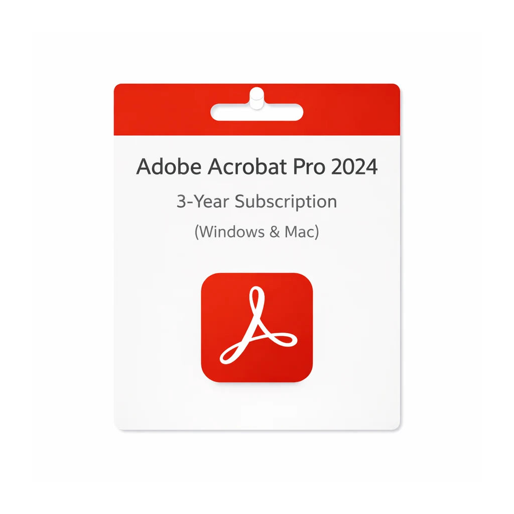 Adobe Acrobat Pro 2024 - 3-Year Subscription (Windows & Mac) digital software license product image