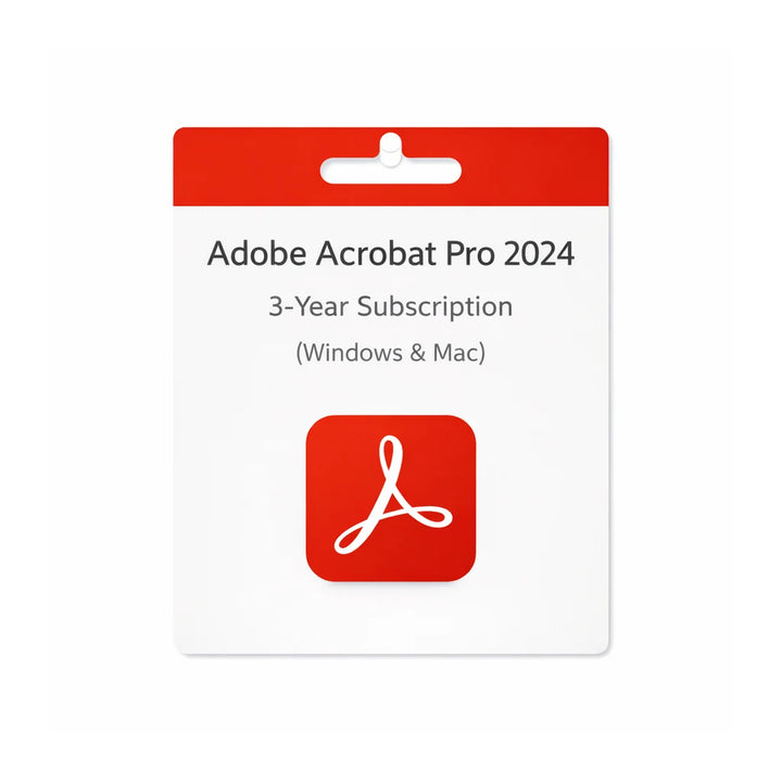 Adobe Acrobat Pro 2024 - 3-Year Subscription (Windows & Mac)
