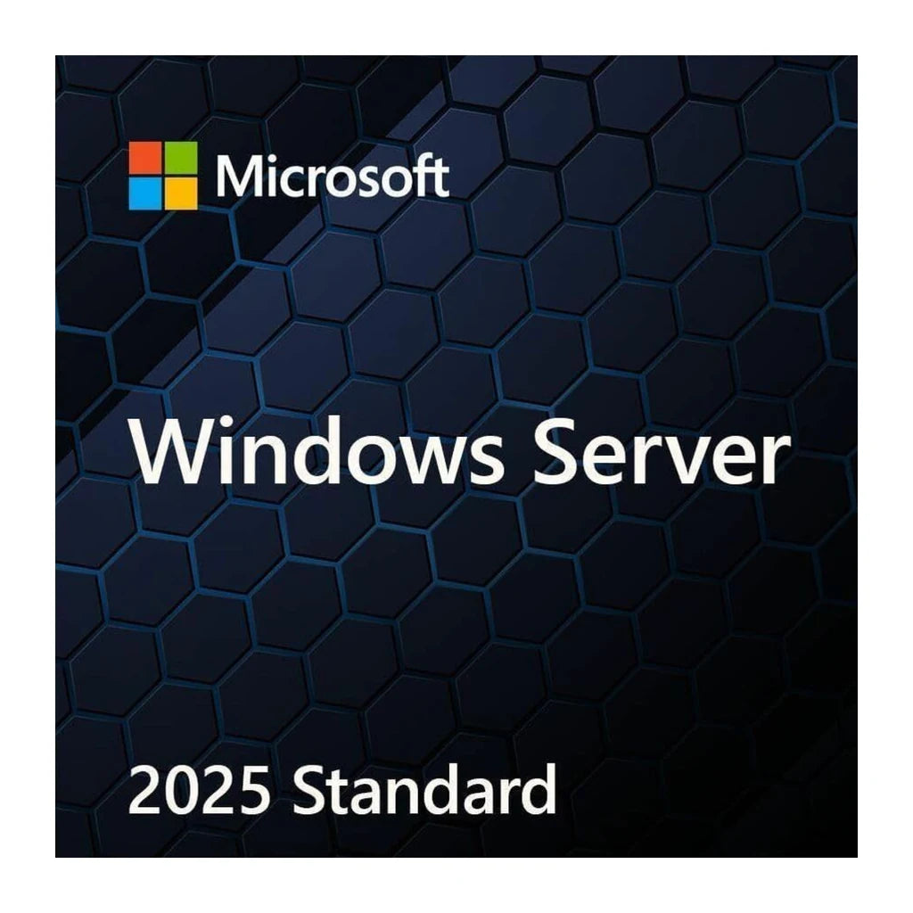 Microsoft Windows Server 2025 Standard 16 Core License digital software license product image