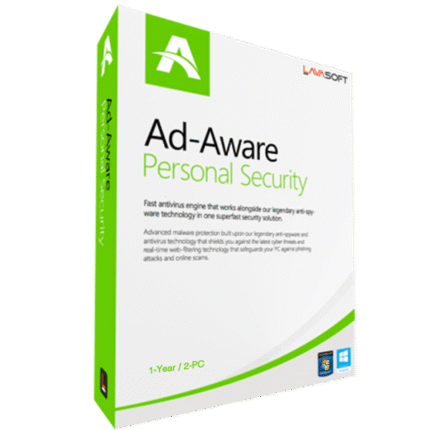 AdAware Personal Security - 1-Year / 2-PC main image
