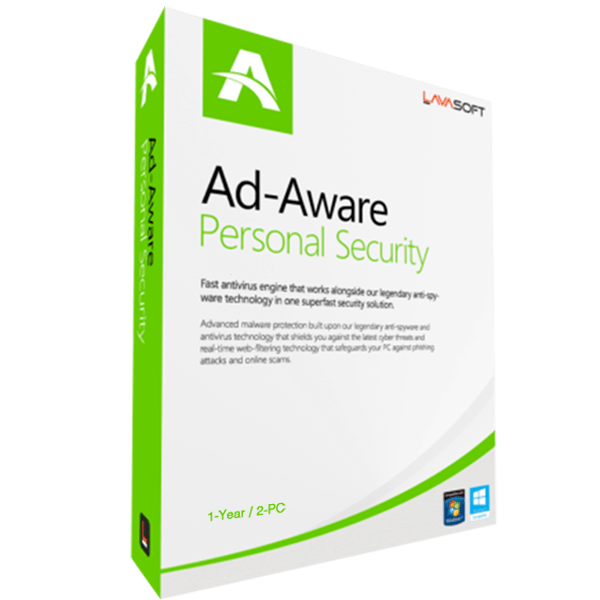 AdAware Personal Security - 1-Year / 2-PC main image