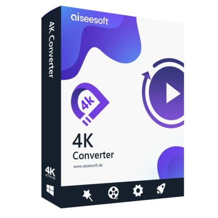 Aiseesoft 4K Converter 1 PC Lifetime License main image
