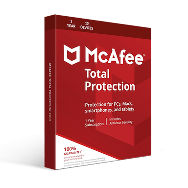 McAfee Total Protection 10 Devices 1-Year main image