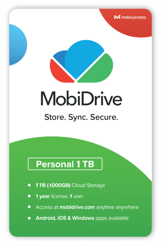 MobiDrive Personal 1000 (1-Year Subscription) main image