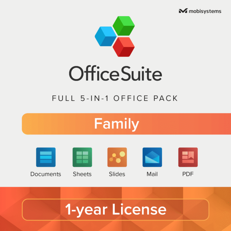 OfficeSuite Family (1-Year Subscription 6 Users) main image