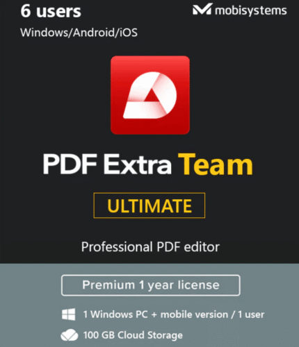 PDF Extra Ultimate Team (1-Year Subscription, 6 Users) main image