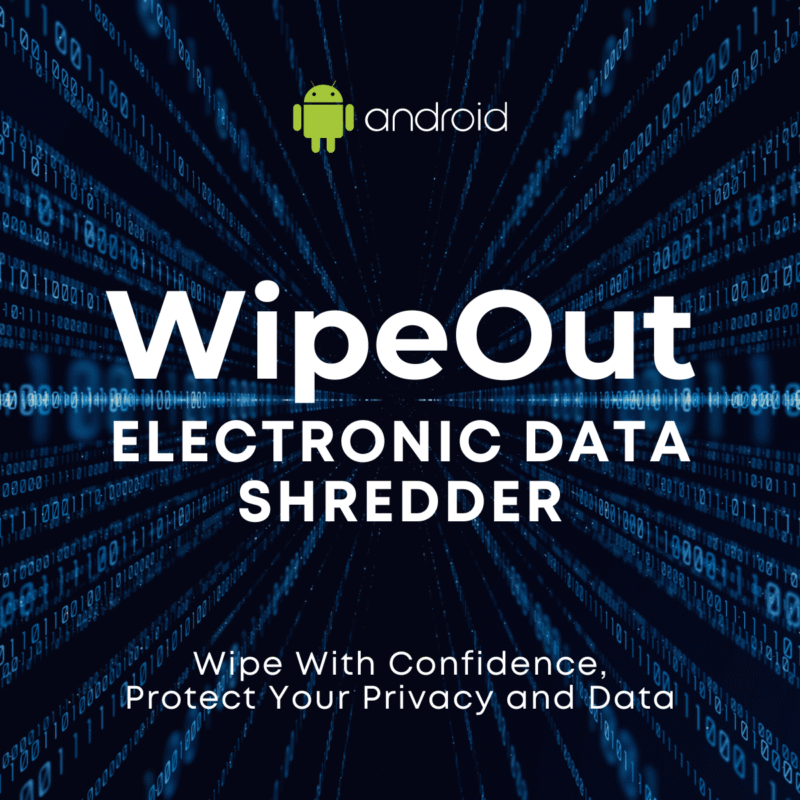 WipeOut Electronic Data Shredder (Android) main image